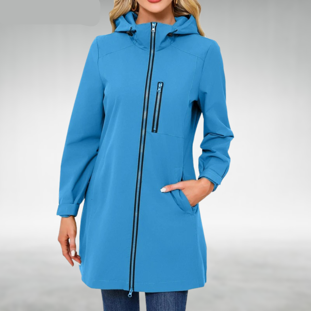 Izza | Wasserdichte Damen-Langjacke