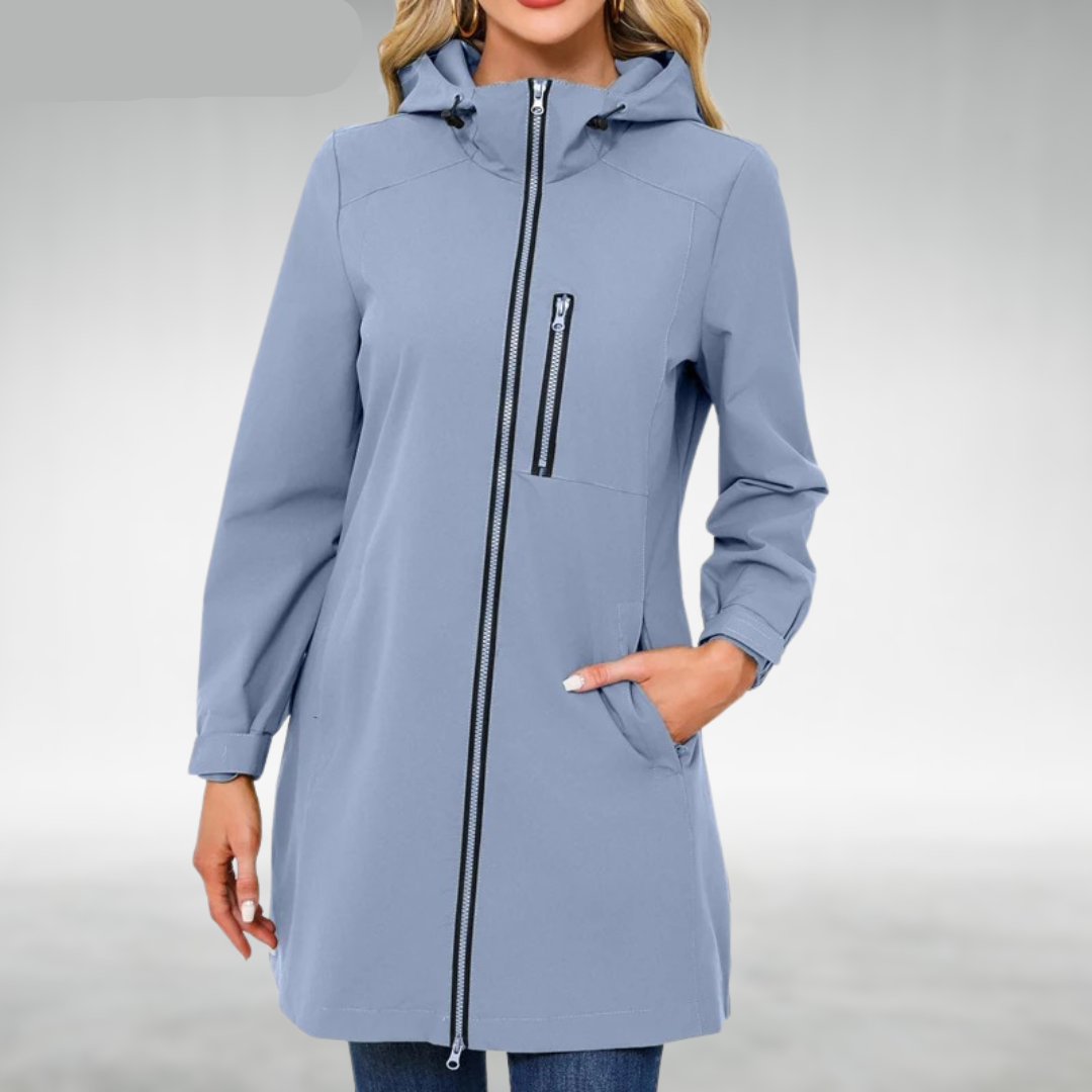 Izza | Wasserdichte Damen-Langjacke