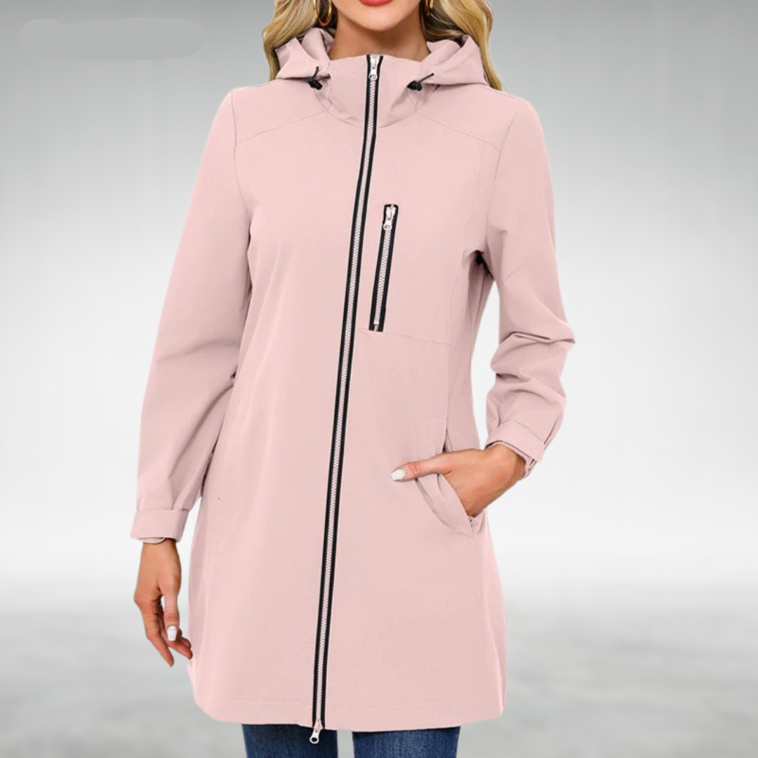 Izza | Wasserdichte Damen-Langjacke