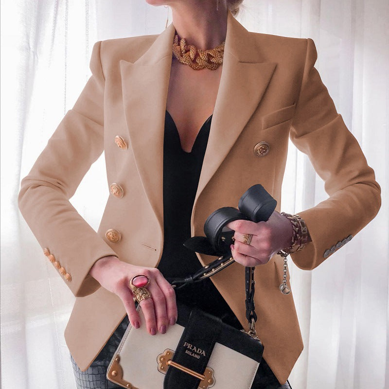 FLORA | Maßgeschneiderter Blazer mit goldenen Knöpfen