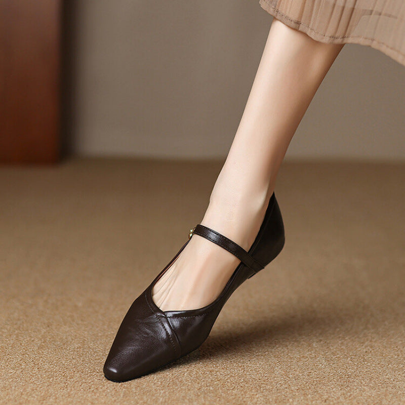 Eliza Flache Sandalen