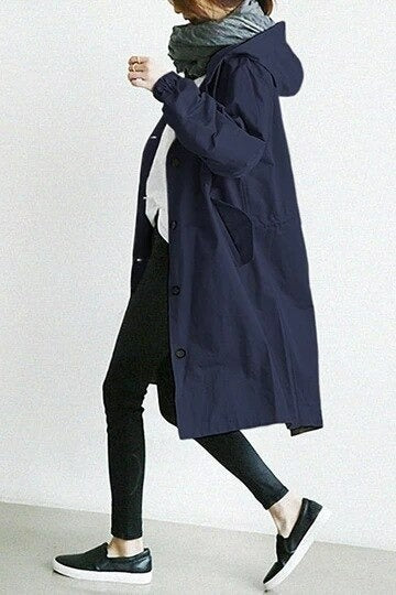 Phoebe | Trenchcoat mit Kapuze