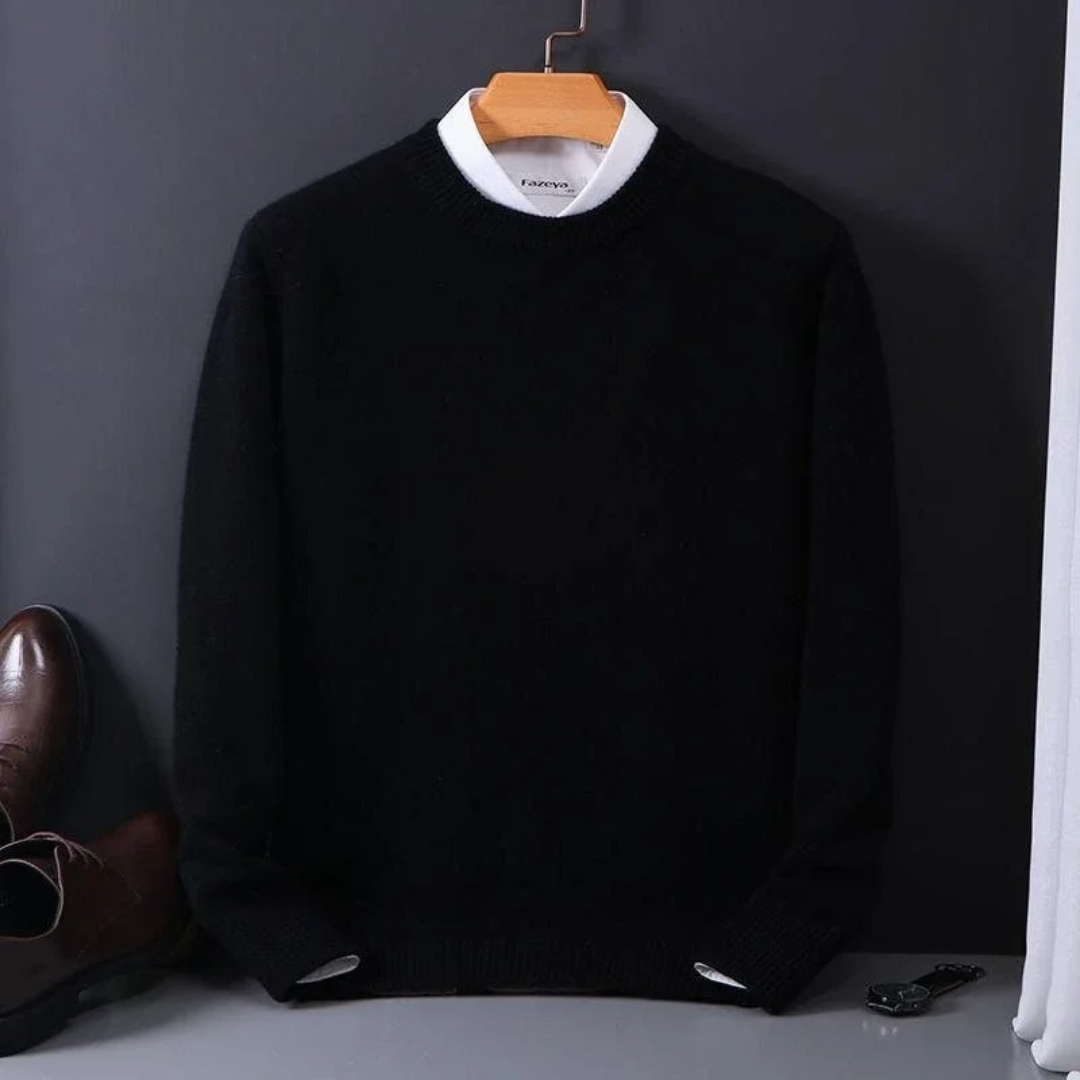 Thierry | Kaschmir Pullover mit Rundhalsausschnitt