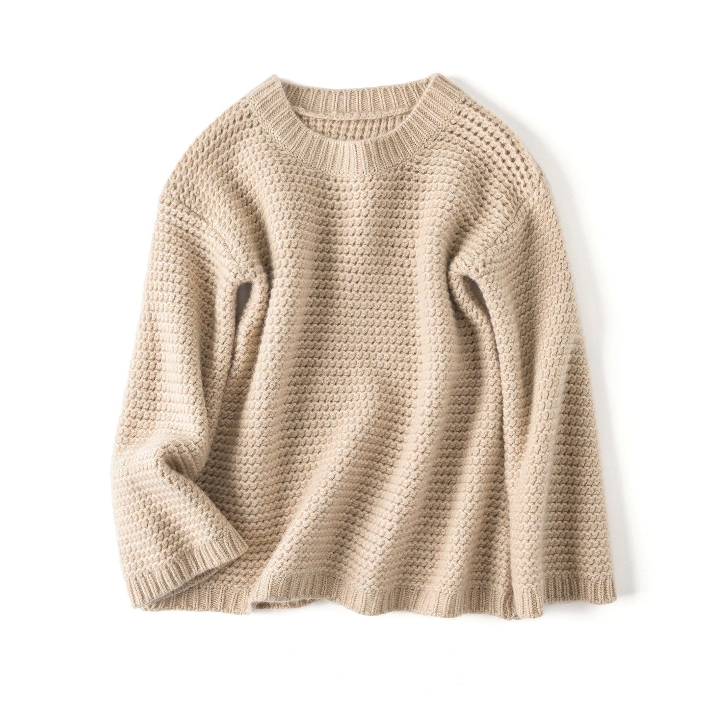 Aurora BequemePullover mit Waffelstruktur