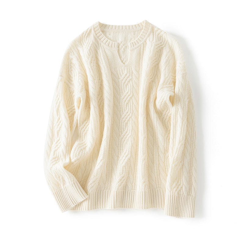 Celeste Bequeme-Pullover mit Schlitz-Ausschnitt