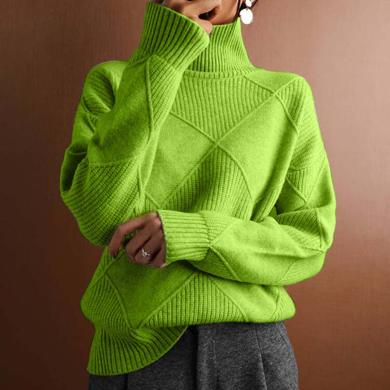Jorinde | Strickpullover mit hohem Kragen