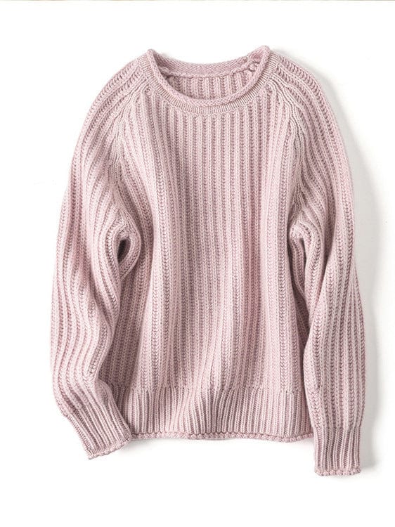 Serena Bequeme-Pullover mit lockerer Rippstruktur