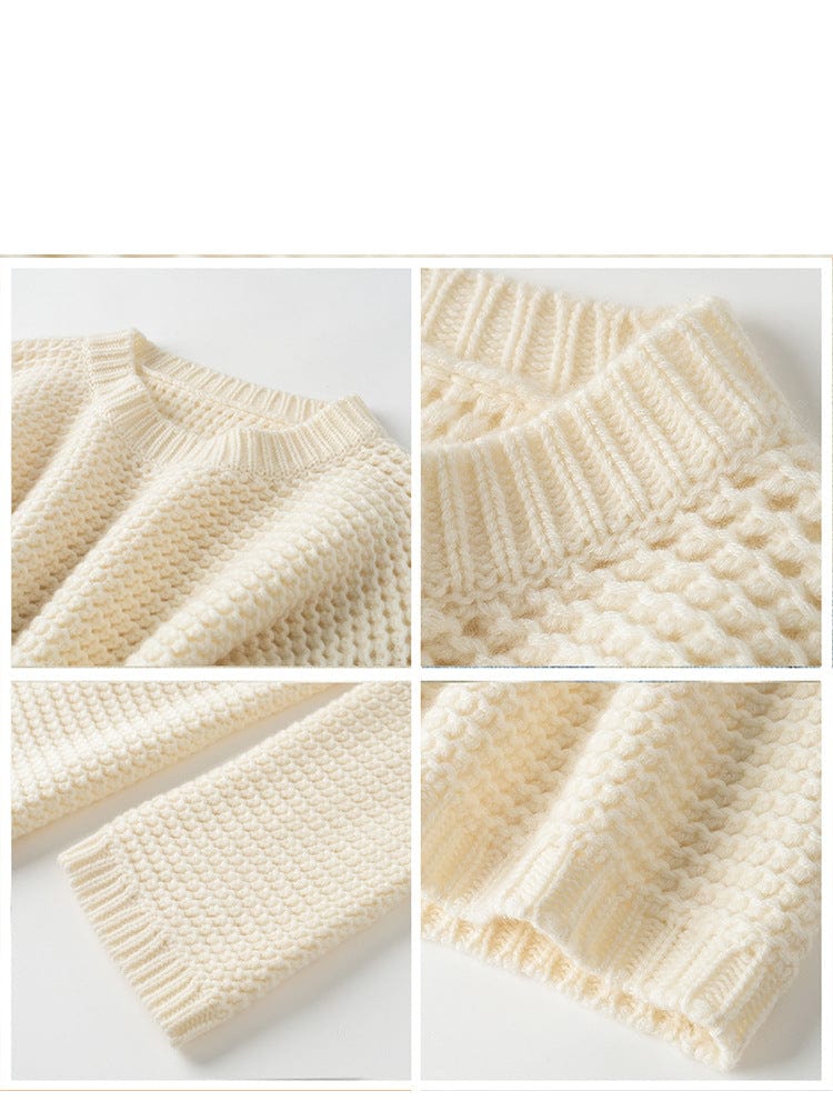 Aurora BequemePullover mit Waffelstruktur