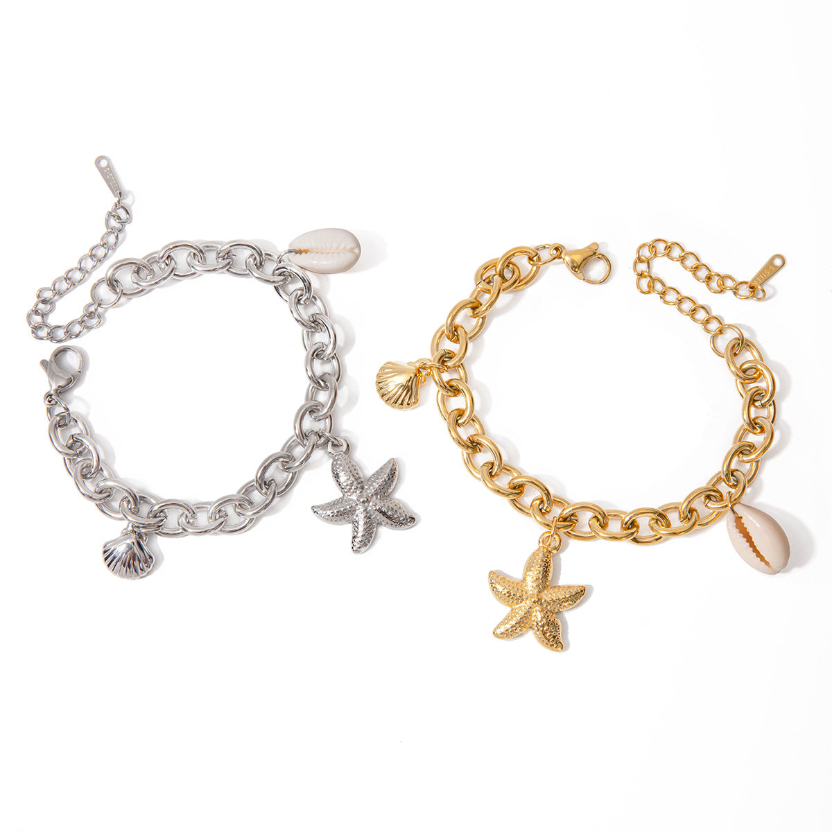 Merel™ | Armband mit goldenen Charms