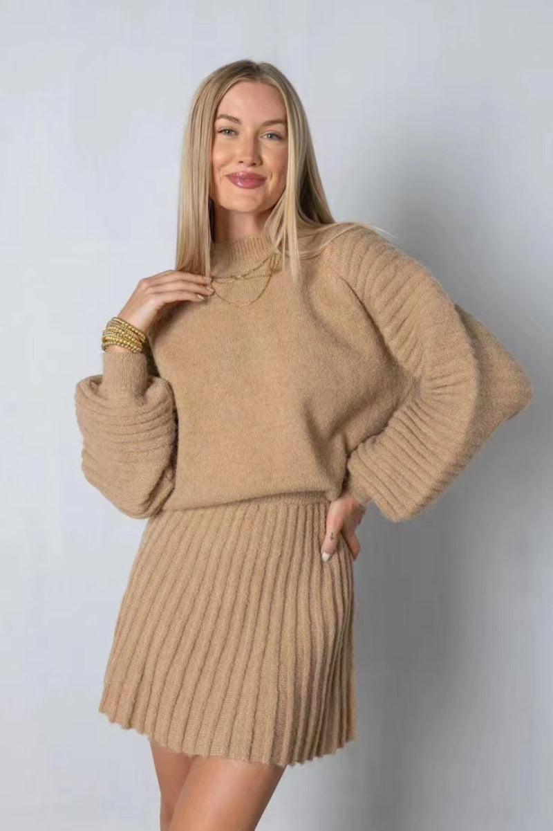 PEBBLES™ - Schickes Set aus Langarmpullover und Minirock