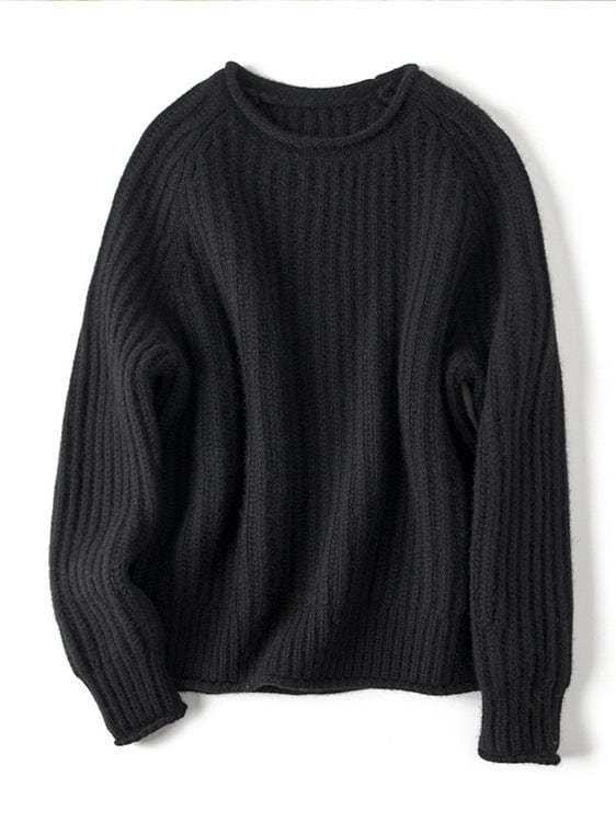 Serena Bequeme-Pullover mit lockerer Rippstruktur