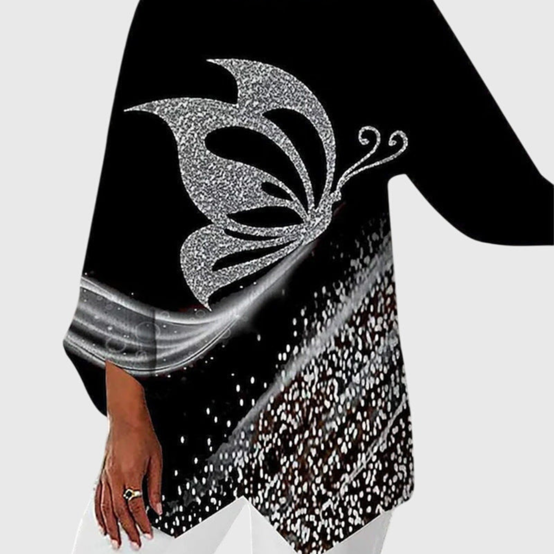 Alayah™ | Elegantes Oberteil Mit Rundhalsausschnitt