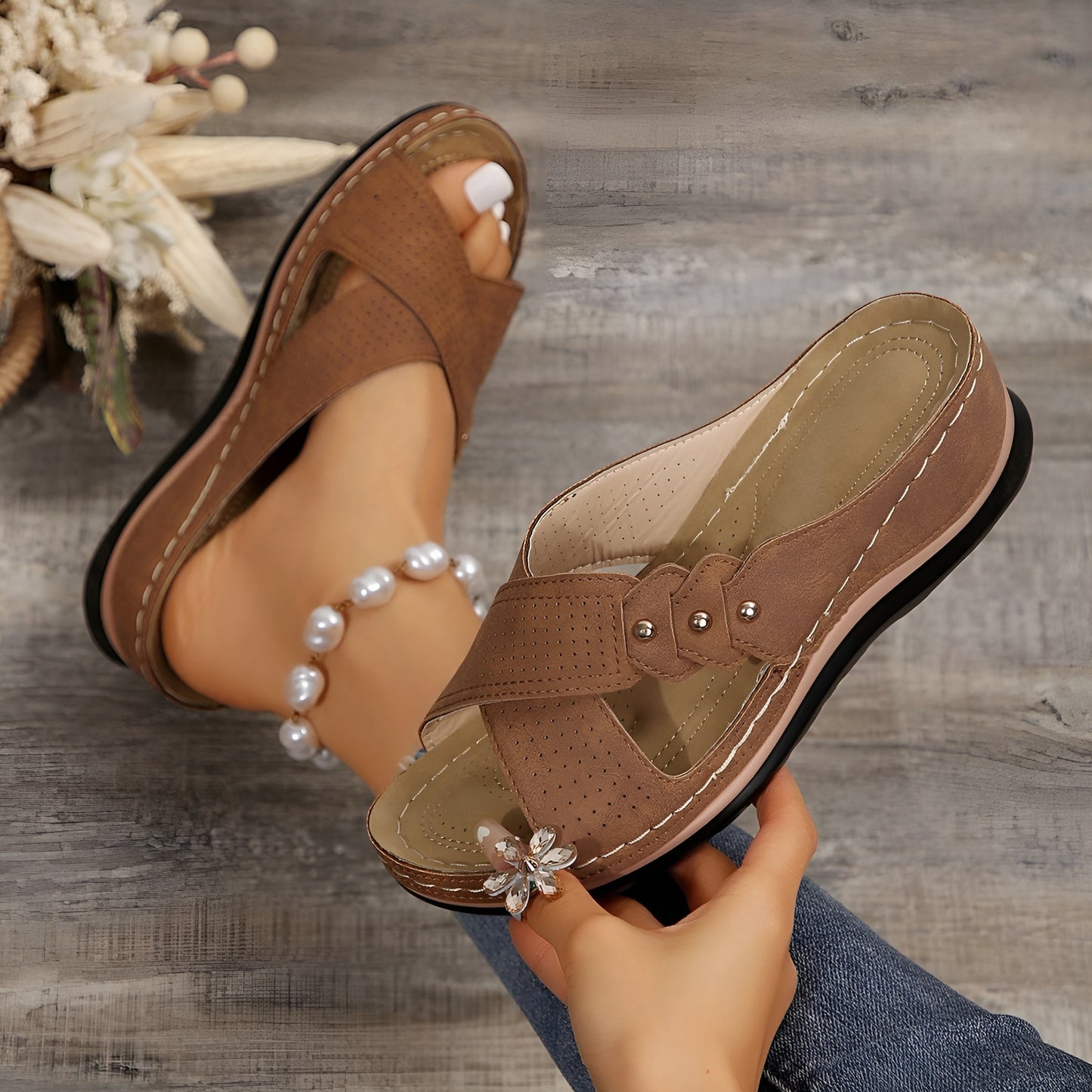 Orthopädische Sandalen - Ergonomische Unterstützung & Stoßdämpfender Komfort
