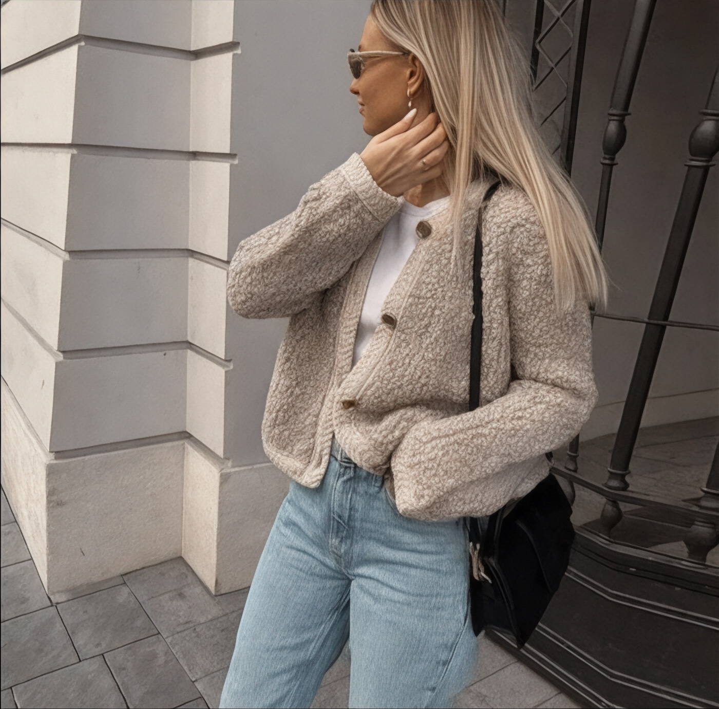 Mystique & Co™ Teddy Strickjacke
