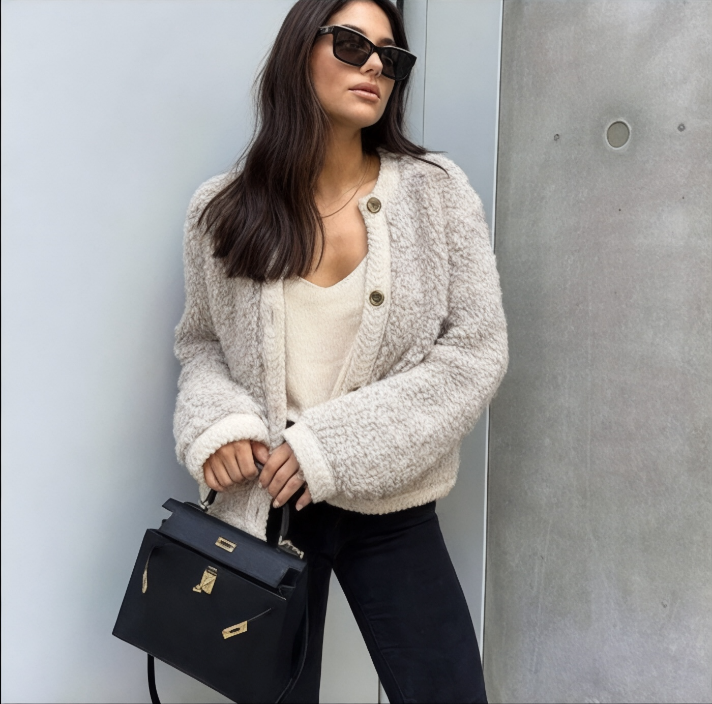 Mystique & Co™ Teddy Strickjacke