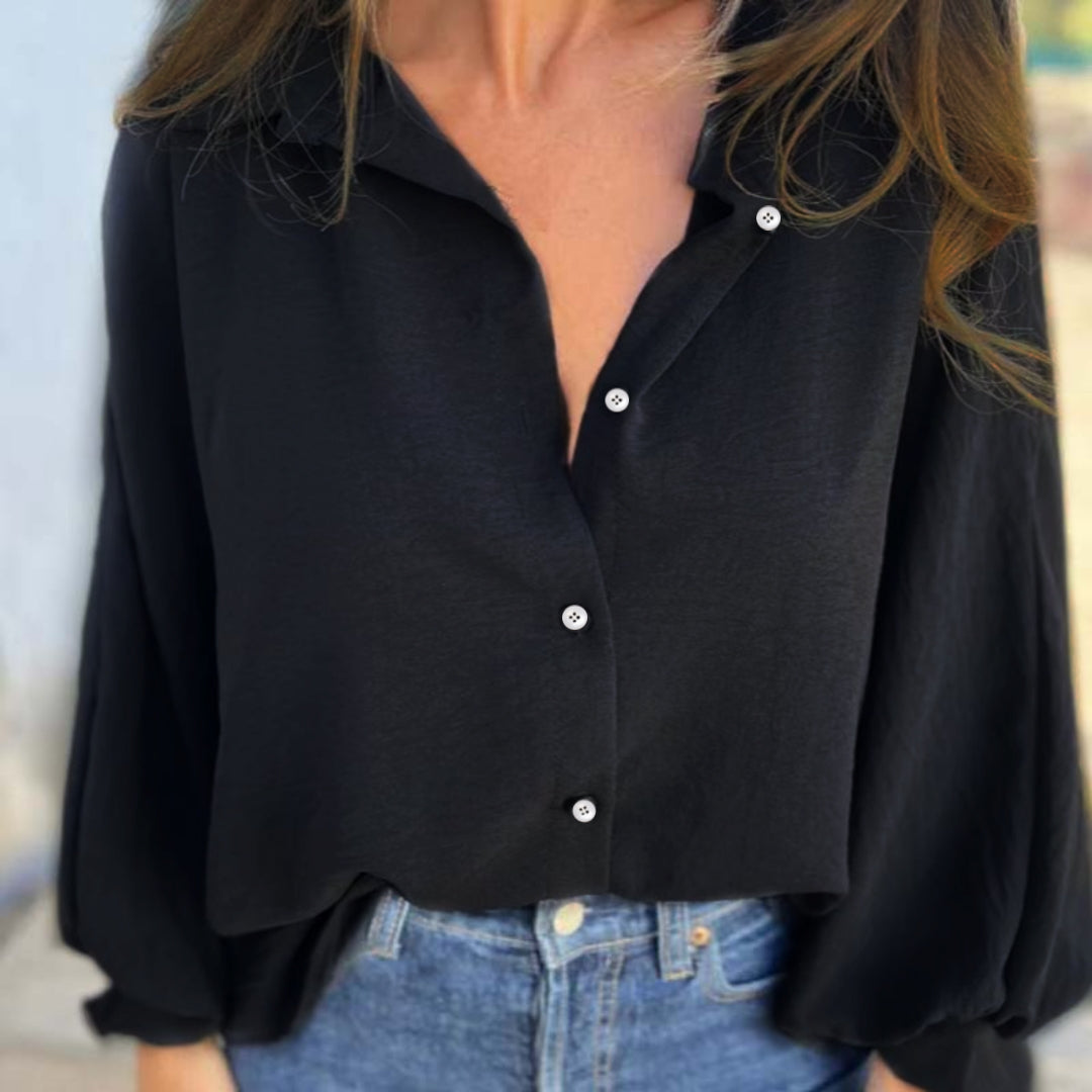Elysa™ | Elegante Knopf-Bluse
