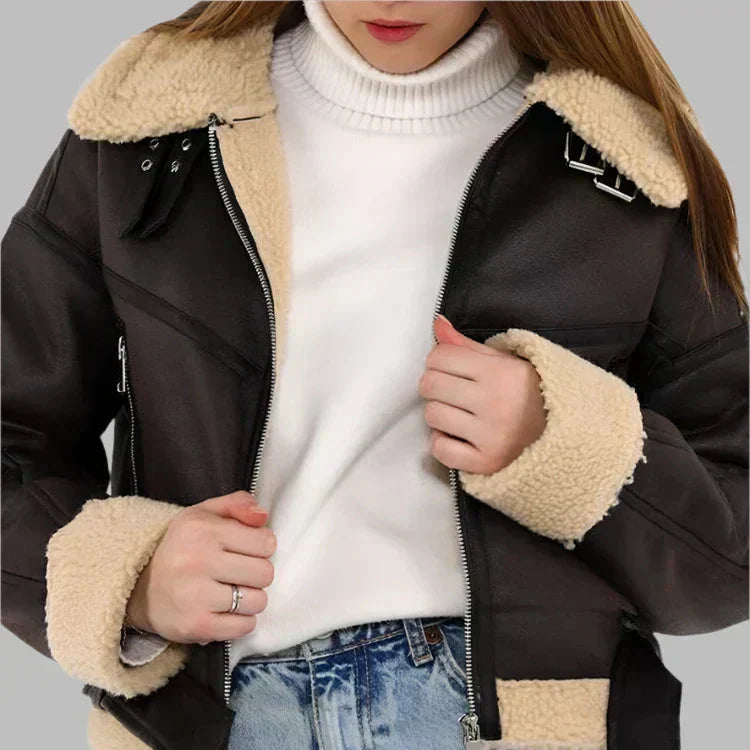 Samantha | Chic Leather Jacket