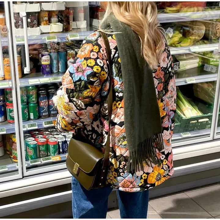 Lala | Jacke im Vintage-Bloom-Stil