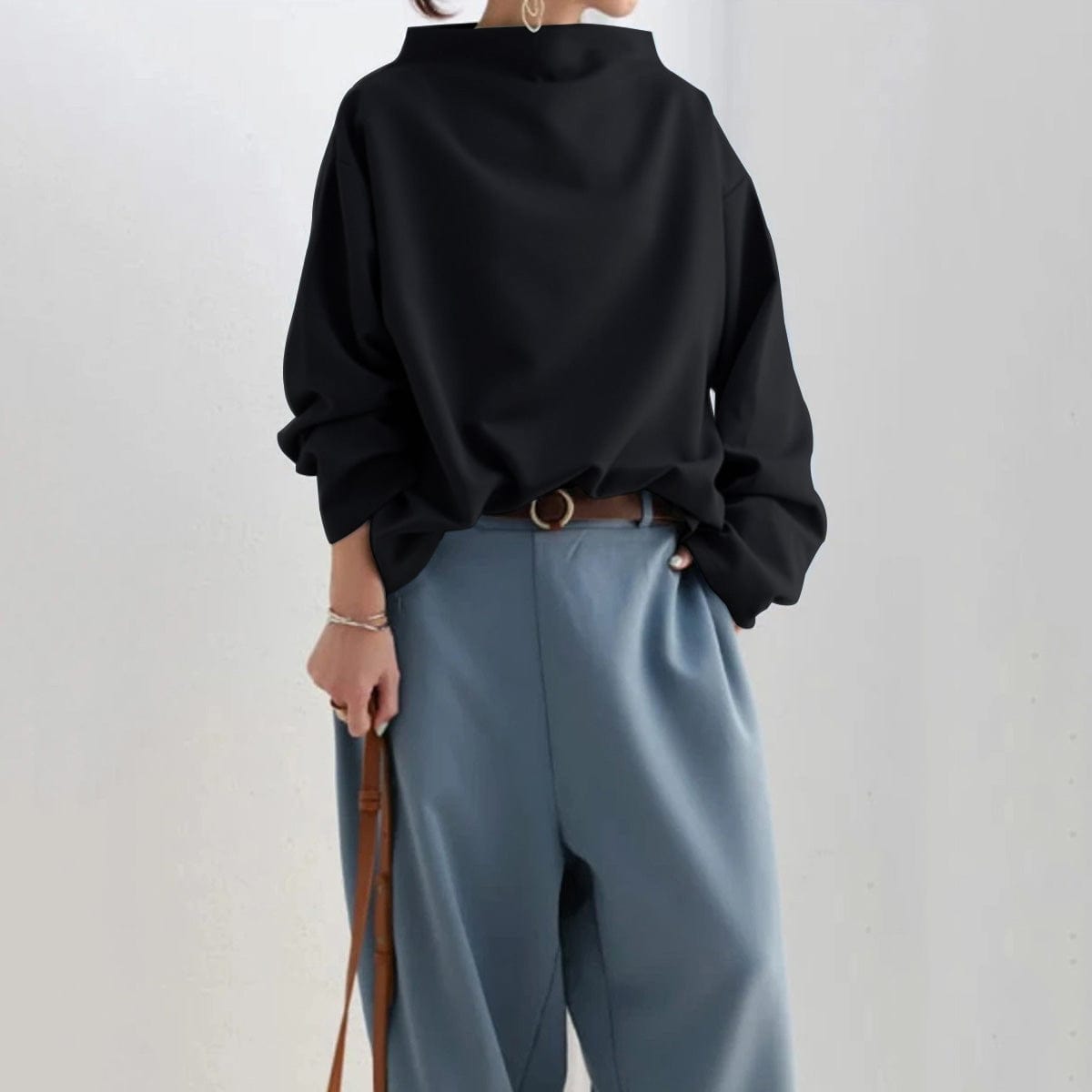 Gabriella™ | Schicker Pullover mit hohem Kragen