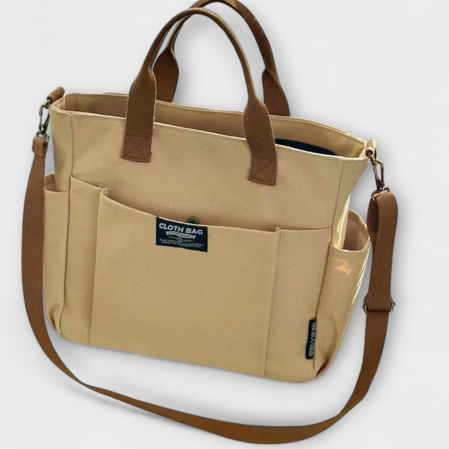 Olivia – Minimalistische Canvas-Shopper Tasche