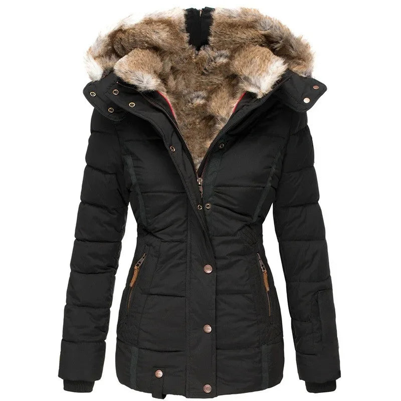 Mystique & Co™ Winterjacke mit Kapuze und Fell