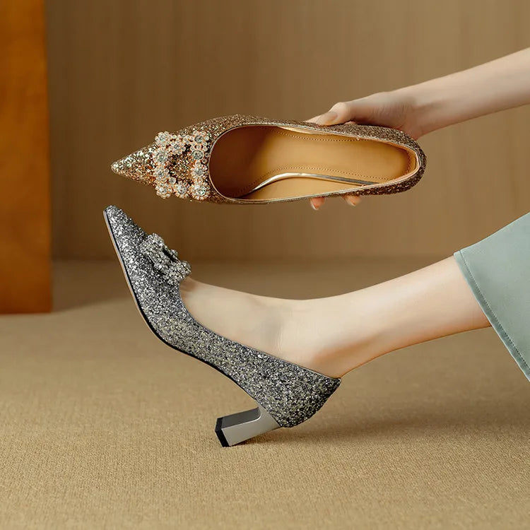 Gloria Glitzer-Pumps