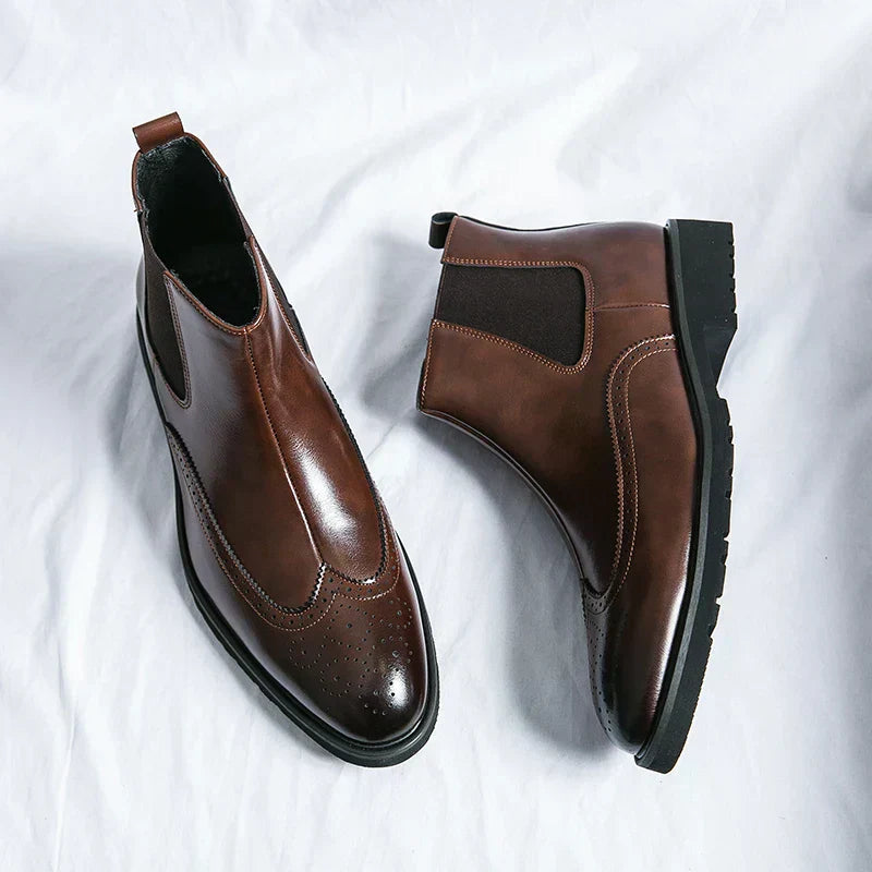 Dwight | Kunstleder-Chelsea-Stiefel