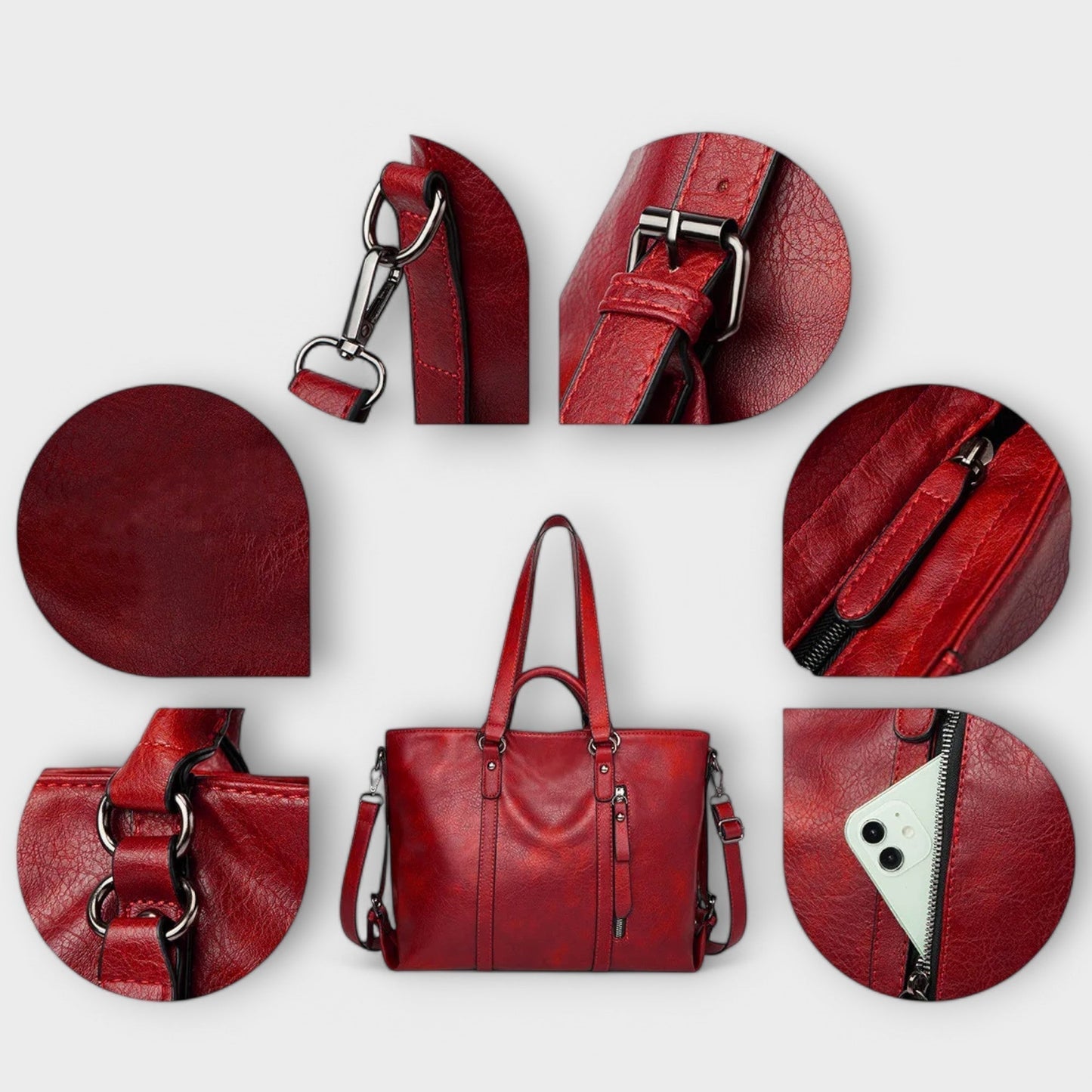 Olivia – Große Ledertasche