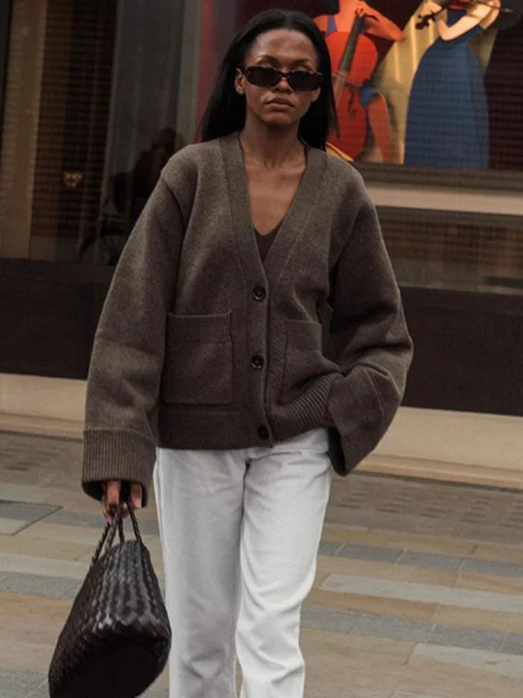 JULIETTE™ - Strickcardigan mit V-Ausschnitt
