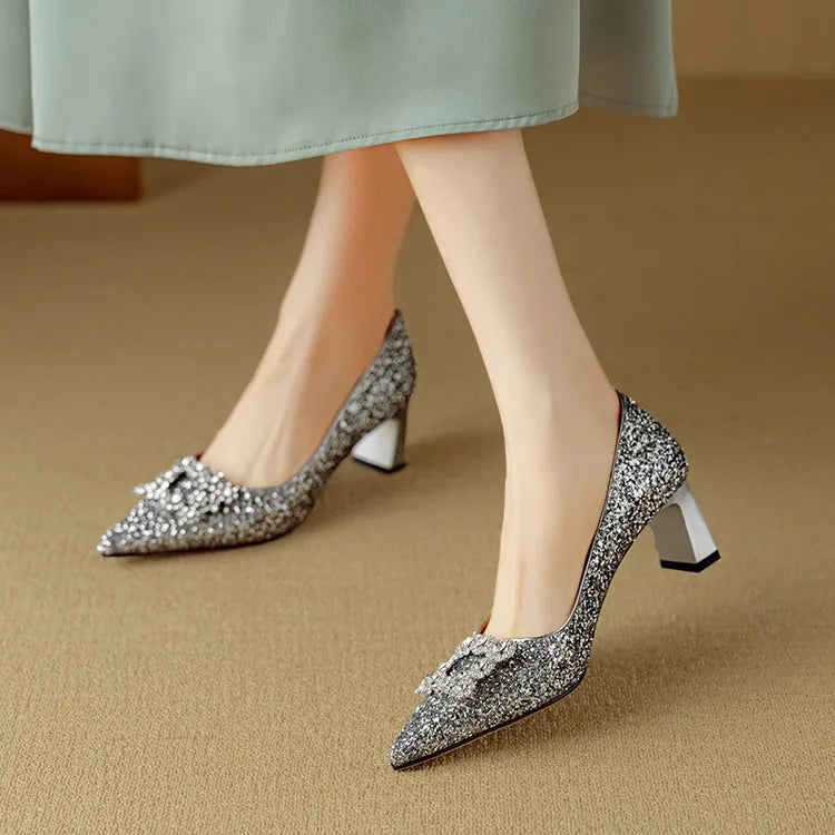 Gloria Glitzer-Pumps