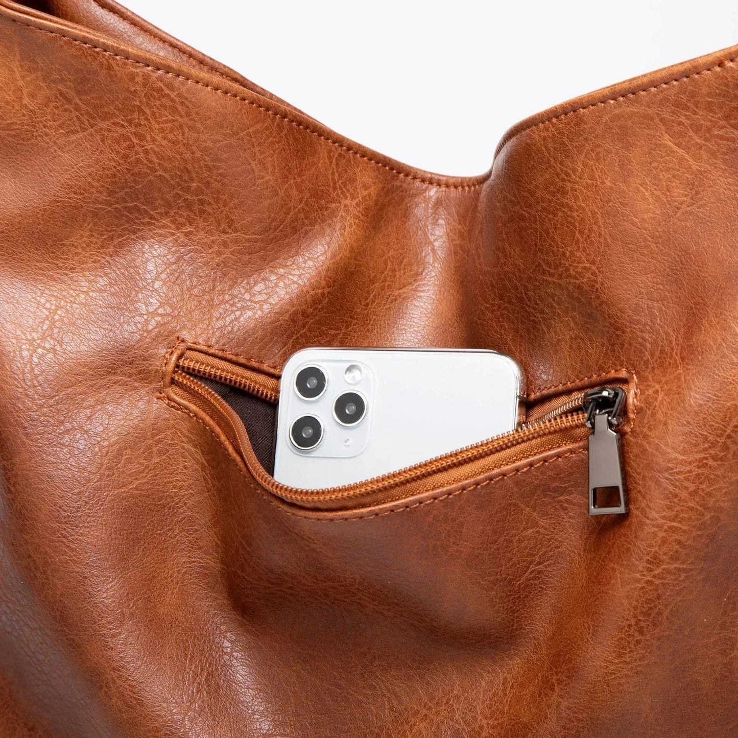 Nora – Alltagstaugliche Ledertasche