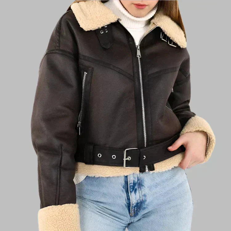 Samantha | Chic Leather Jacket