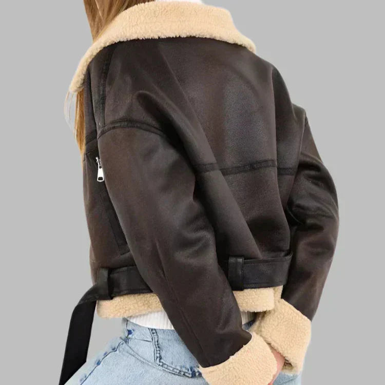 Samantha | Chic Leather Jacket