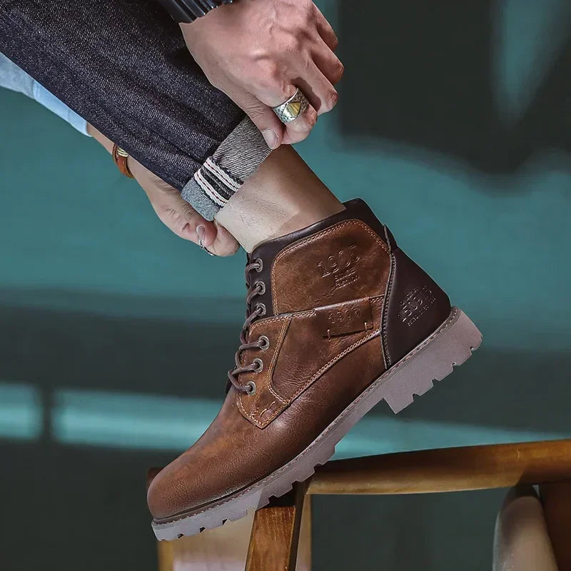 Kennedy | Kunstleder-Stiefeletten