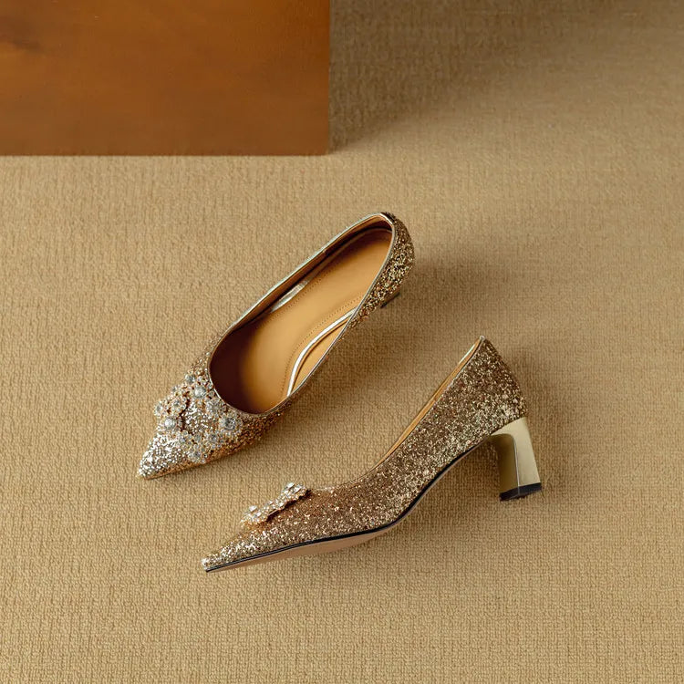 Gloria Glitzer-Pumps