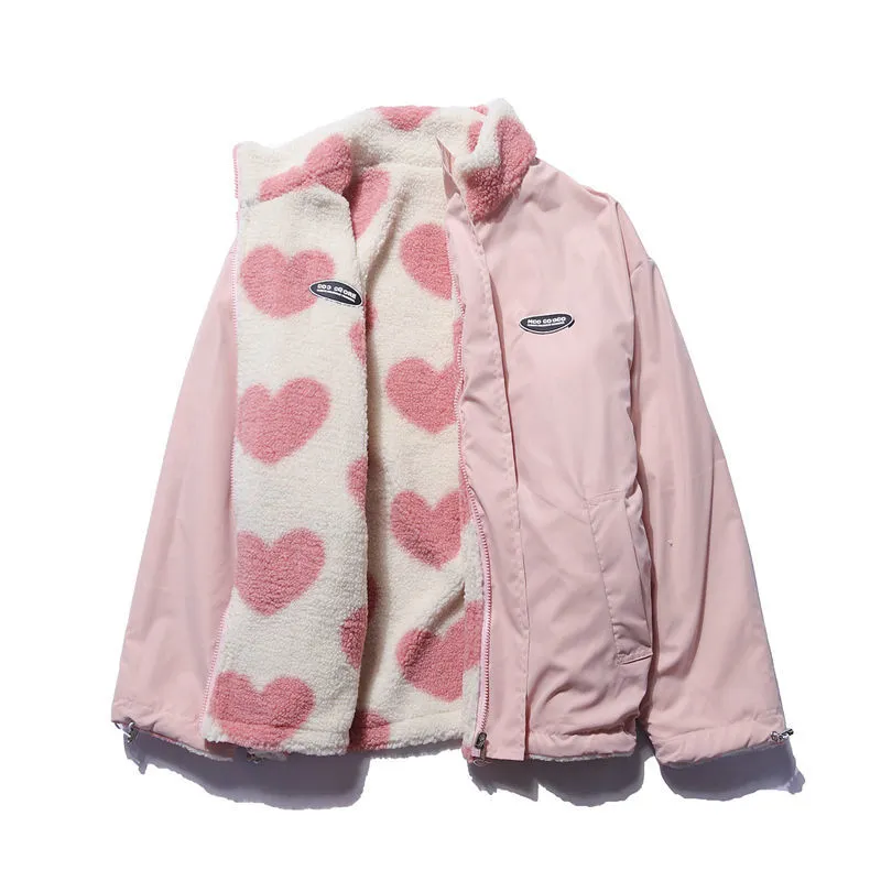 Shaima™ | Wendejacke mit Herzmotiv