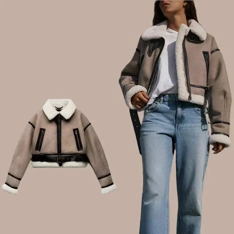 Zoey | Chic Khaki Jacket