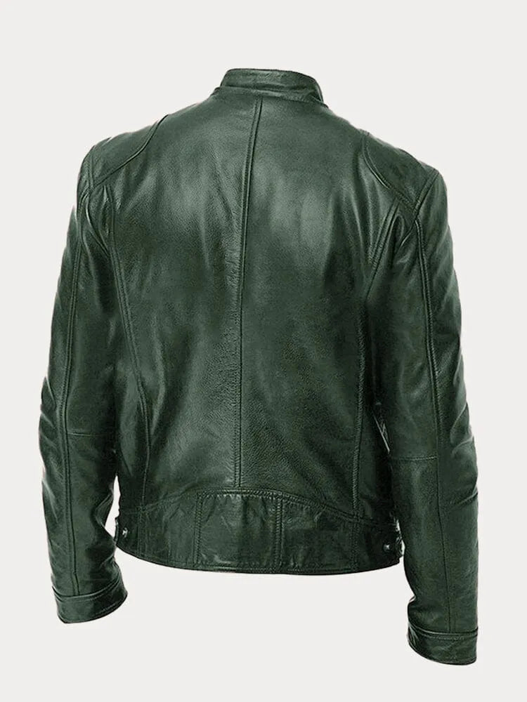 Victor Casual Lederjacke™: Zeitloses Design und Komfort