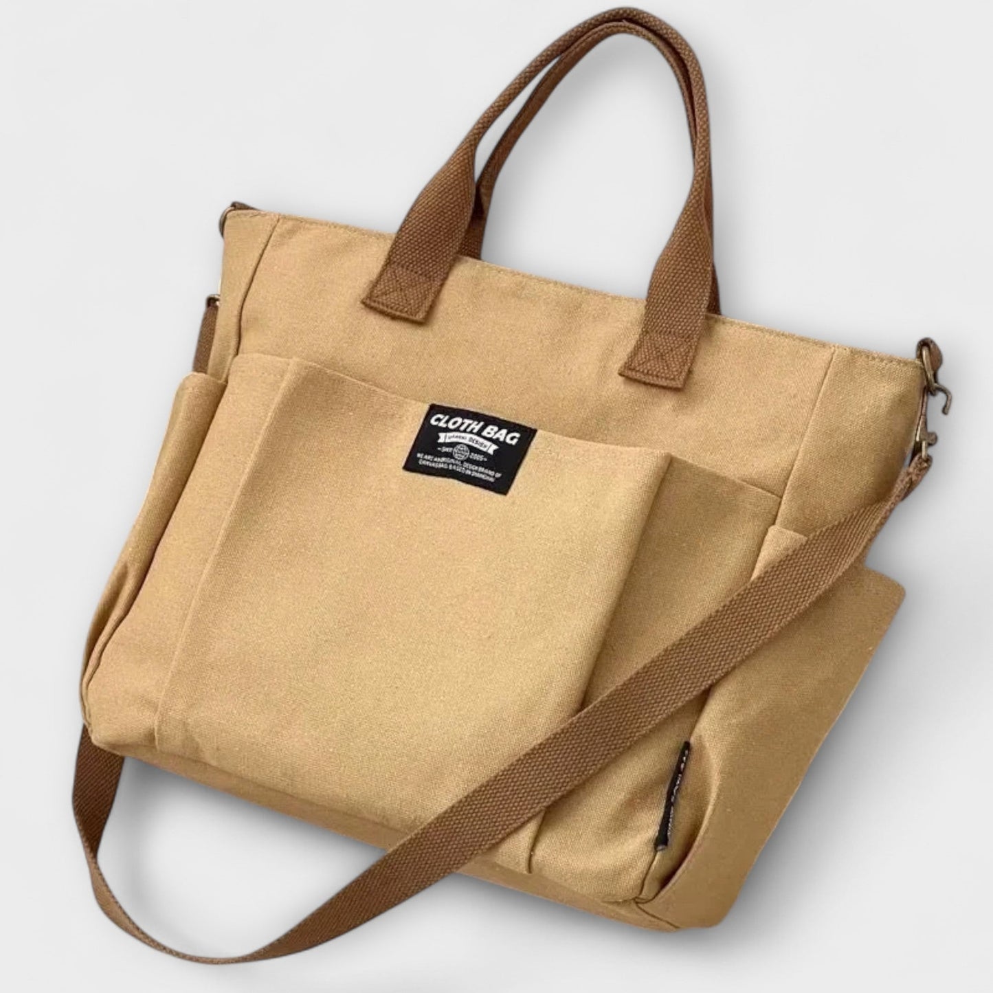 Olivia – Minimalistische Canvas-Shopper Tasche