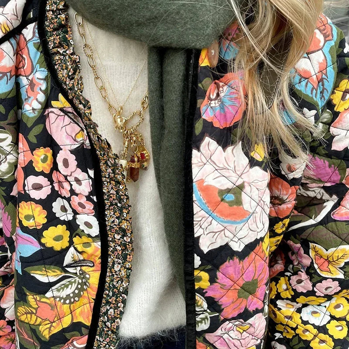 Lala | Jacke im Vintage-Bloom-Stil
