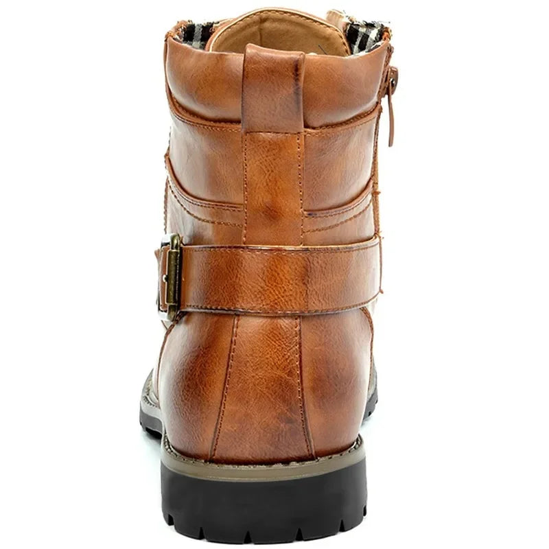 Phoenix | Leder-Schnürstiefeletten