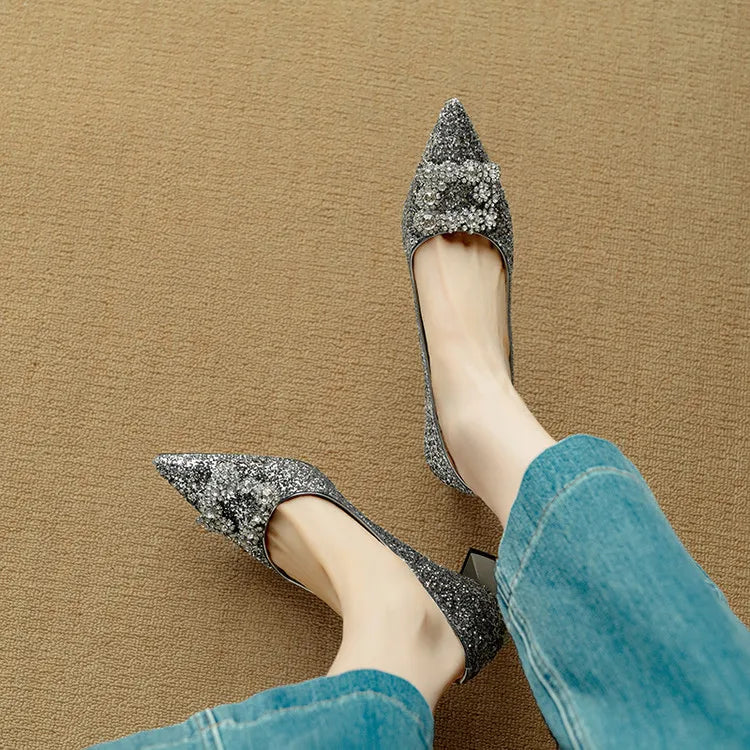 Gloria Glitzer-Pumps