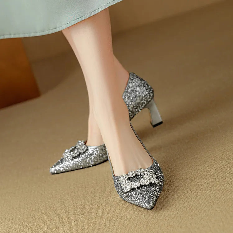 Gloria Glitzer-Pumps