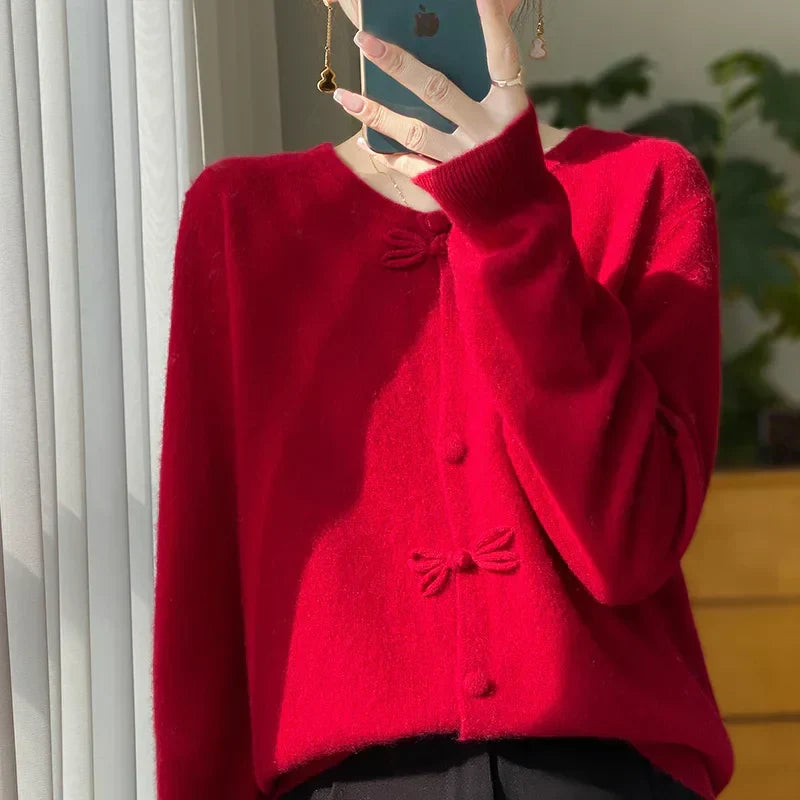 BELLA™ - Schicker Cardigan mit Schleifendetail