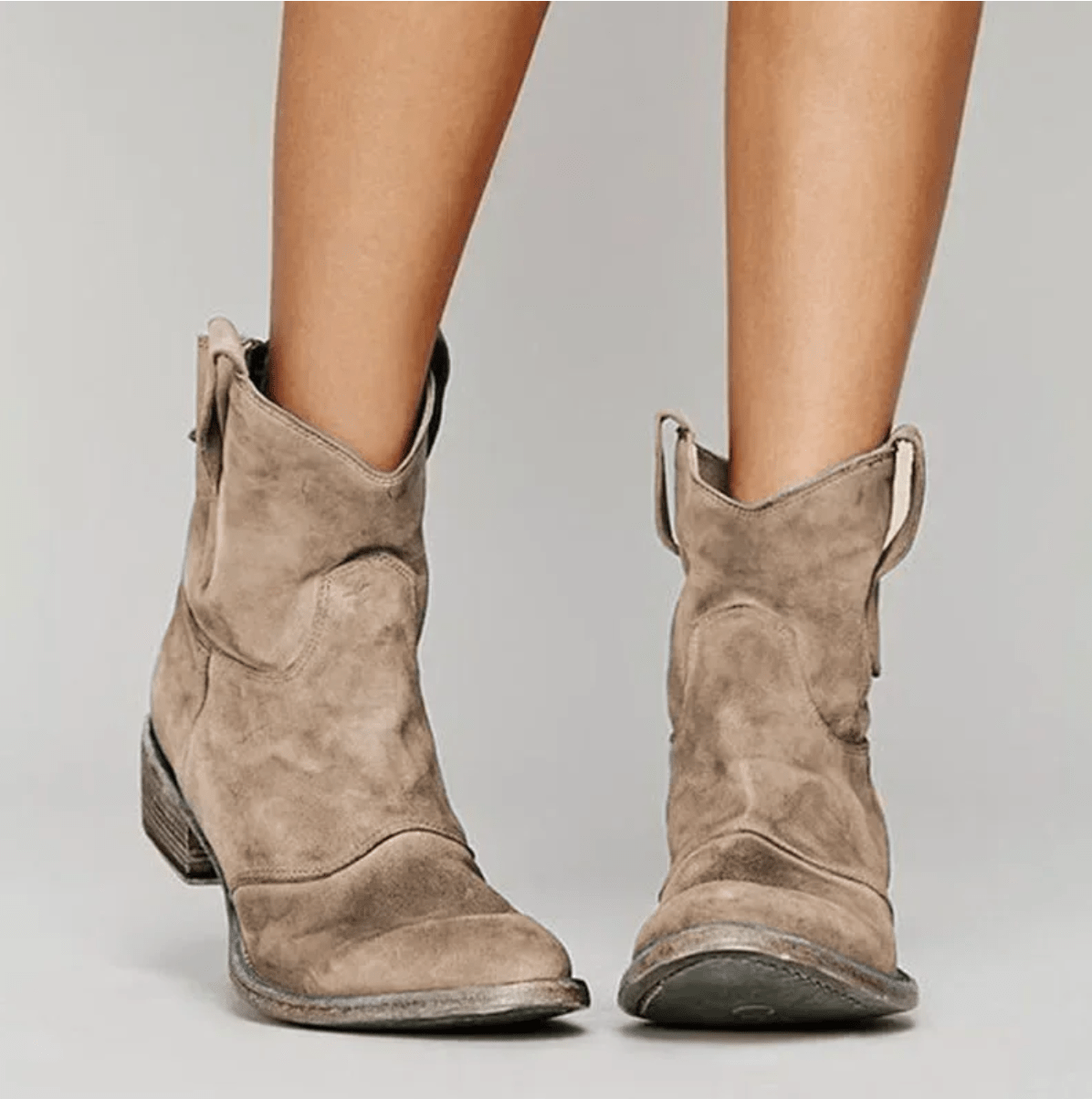 Roselle Wildleder-Westernstiefel