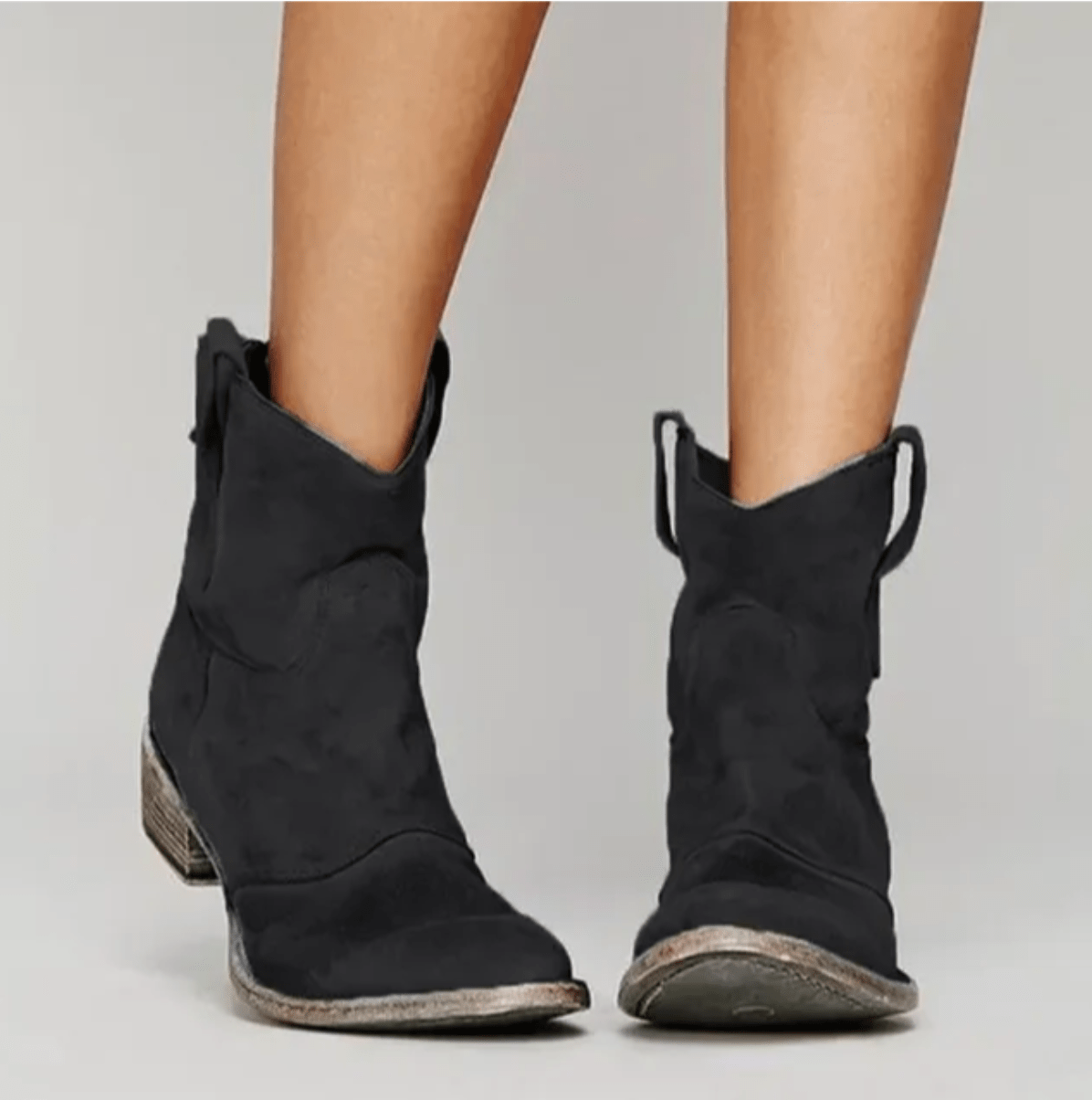 Roselle Wildleder-Westernstiefel