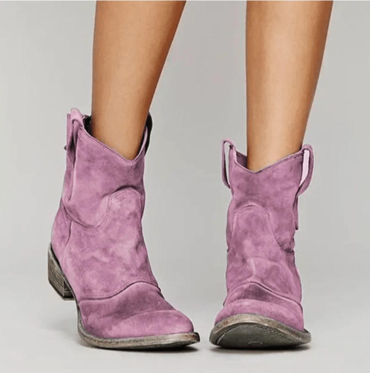 Roselle Wildleder-Westernstiefel