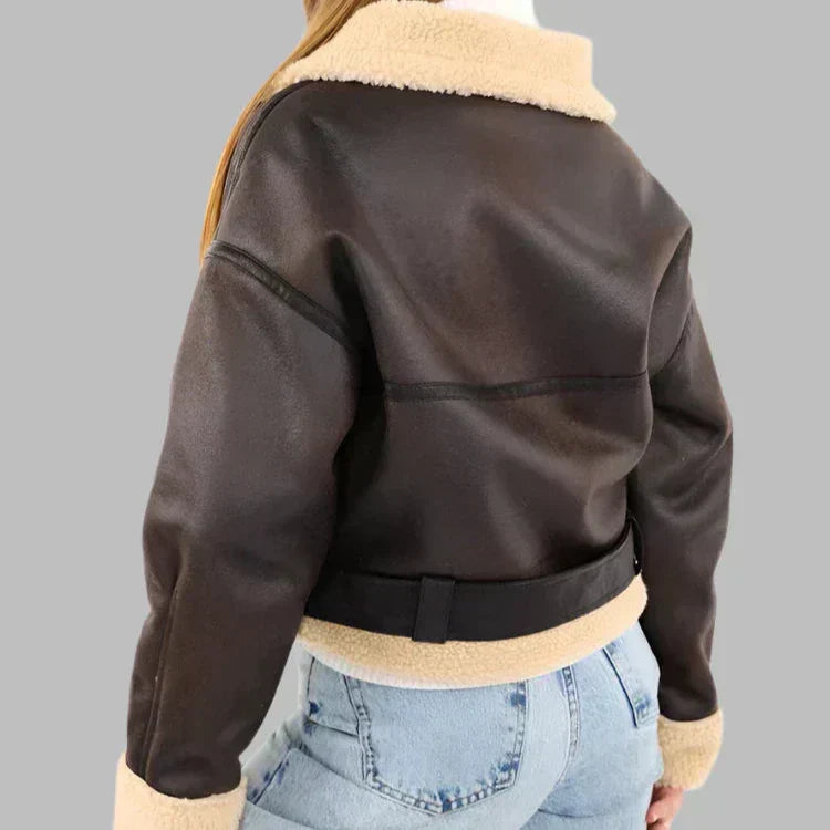 Samantha | Chic Leather Jacket