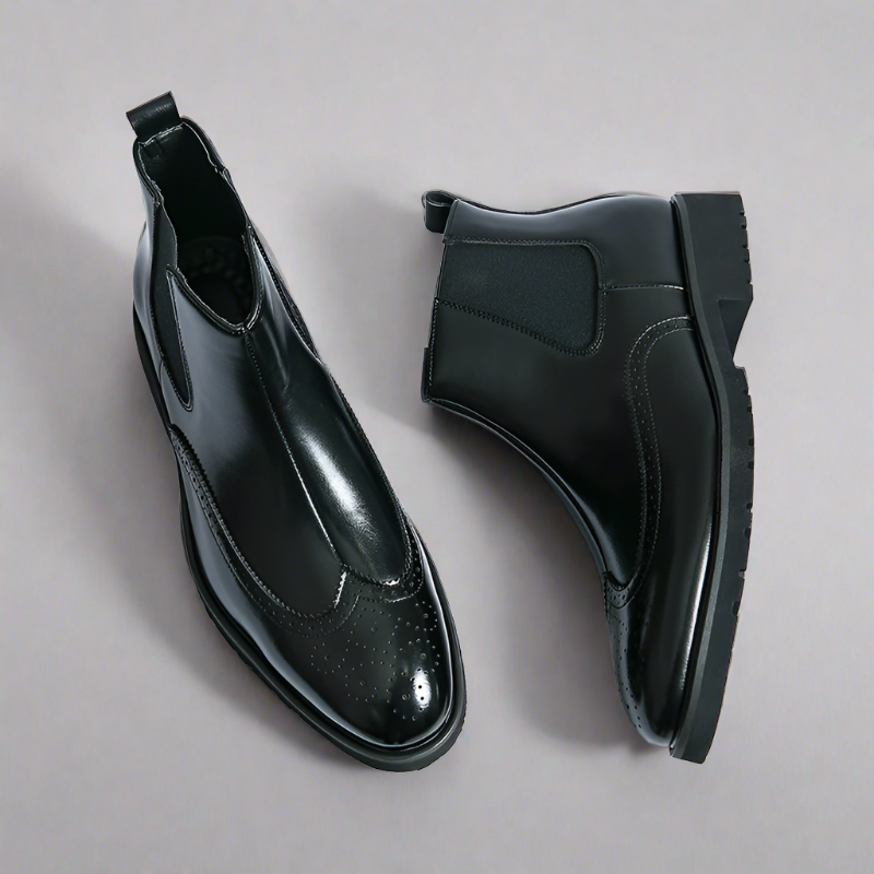 Dwight | Kunstleder-Chelsea-Stiefel