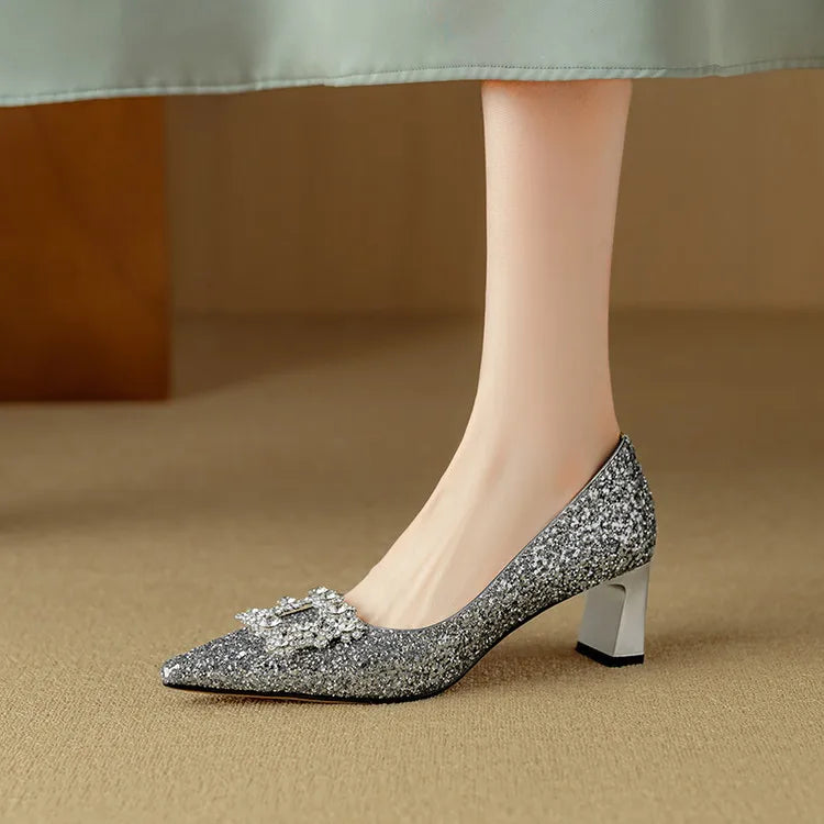 Gloria Glitzer-Pumps